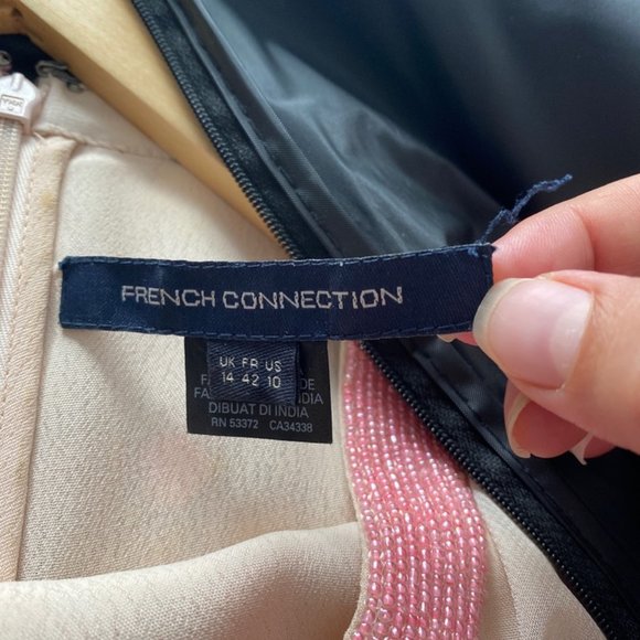 FCUK French Connection Pink Mini Dress w/ Sequins - Picture 4 of 4